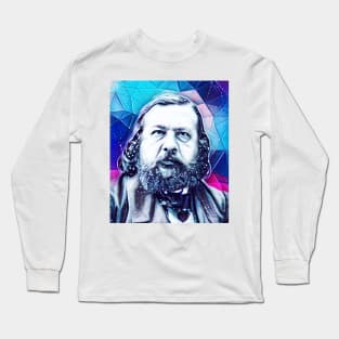 Theophile Gautier Snowy Portrait | Theophile Gautier Artwork 13 Long Sleeve T-Shirt